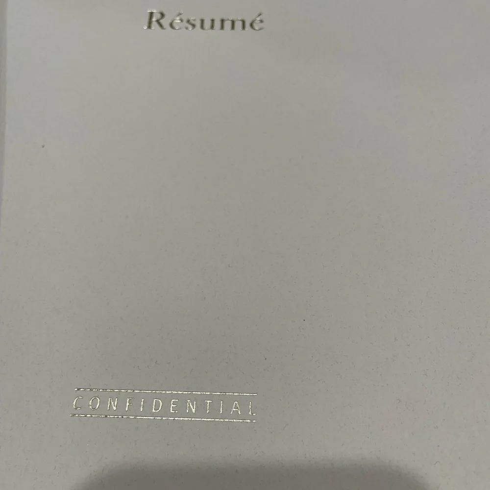 Professional RESUME Covers Black & Gold Cream & Gold 9 Total